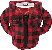 Gadgetime USA Can Cooler Vest - Insulated Beverage Cooler - Can Cover - Reusable Zip Up Can Jacket - Summer Drink Holder - Cotton Sleeve for Canned Beverages & Beer - Funny Gift for Friends & Family