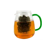 在飛比找松果購物優惠-SYG耐熱玻璃花茶壺(玻璃內膽)850ML (8.5折)