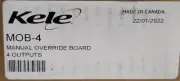 KELE MOB-4 Manual Override Board 4 Outputs MOB 4