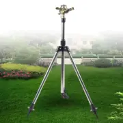 1 Pack Tripod Sprinkler Irrigation Equipment, 360 Degree Impact Sprinkler, for G