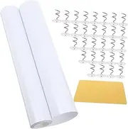 HOUDERCO 1 Roll Cat Scratch Furniture Protector Kit Self Adhesive Scratch Tape with Pins Durable Wear Resistant Couch Protector for Kittens and Cats Easy to Cut and Install