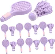 Badminton Accessories Miniature Badminton Racket Small Badminton Racket Badminton Player Shower Decoration Portable Badminton Racket Mini Badminton Racket Plastic