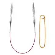 16" Circular Knitting Needles US 11/8.0mm Needles 4.13" Stainless Steel