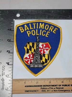 D 5b police patch Maryland Baltimore