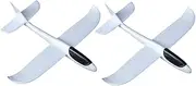 ADOCARN 2Pcs DIY Foam Airplane for Graffiti Glider Planes Unfinished Foam Craft for Creative Play Lightweight and Airplane Fun