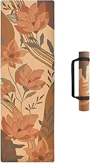 SatoriConcept Cork Yoga Mat - 100% Eco Friendly Cork & Rubber, Lightweight with Perfect Size (72” x 24”) and 4mm Thick, Non Slip, Sweat-Resistant, Innovative Exercise Mat for Hot Yoga
