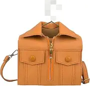[Anopo] Women's Shirt Shaped Purse Novelty Shoulder Bag Unique Clutch Handbag Funny Leather Crossbody Tote Satchel