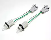Genuine Toyota Land Cruiser 80 Quad 4 Headlight Corner Lamp Socket Harness Set