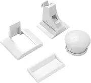PEPLAYTAL 4pcs Magnetic Cabinet Safety Locks for Protection Invisible Drawer and Door Locks with to Install Secure Design for Cabinets Closets