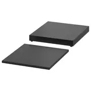 NORDLI Top and plinth, anthracite, 40x47 cm