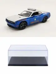 DIECAST CAR W/DISPLAY CASE 2010 DODGE CHALLENGER SRT8 AND ACME A1806018 1/18