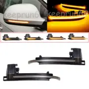 2X Dynamic LED Side Mirror Light Turn Signal Lamps For Audi A4 A5 A6 A3 8P Q3 B8 (for: Audi)