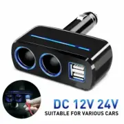 Car Charger Lighter Double Power Adapter Socket Splitter Dual USB Plug