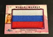 2017 Benchwarmer IRINA VORONINA World Models #WM5 RUSSIAN Flag Pink Foil/10 ATB