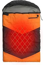 Heating Sleeping Bag for Pets - Warm Dog Sleeping Bag, Heating Cat Warmer, Dog Bed Backpack Equipment, Pet Sleeping Bed, Portable, Washable, for Travel, Hiking, Backpacking