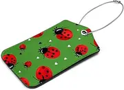 [YTYVAGT] Luggage Tags for Suitcases,Travel Tags for Luggage,Forest Red Animal Green,2-Pc