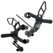 YAMAHA 2019-2020 TRACER 900 WOODCRAFT RACING REARSETS / FOOTPEGS - COMPLETE KIT