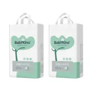 BABYKINO Disposable Baby Nappies Size 4/L/Toddler, 9-14kg, 2 PACK, 52x2, 104 pcs