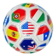 2025 World Cup Country World Flag Soccer Ball Size 5 S Grade - Textrure Home