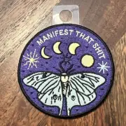 MANIFEST THAT SH*T Patch 3 inch diameter NEW ships free