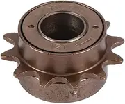 GALPADA Bike Flywheel with Inner Diameter Durable Steel Construction for Smooth Chain Rotation Easy Installation and Precise Threading Brown Freewheel Accessory