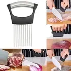 Onion Needle Onion Fork Vegetables Fruit Slicer Meat Tenderer Tomato Cutter Knif