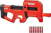 Nerf Fortnite Compact SMG Motorized Dart Blaster, Ultra Red Wrap Design, 8-Dart Internal Clip, Includes 8 Official Nerf Elite Foam Darts
