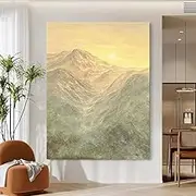 Hand Painted Oil Painting On Canvas - Spring Warm Sunshine Scenery Texture Light Luxury Painting Wall Art Home Decoration,Personality for Living Room Home Bedroom Office Porch Decor Painting,As Sho