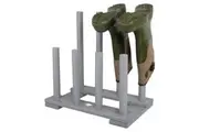 Esschert Design Wooden Boot Rack Shoe Stand Home Organiser 41.8x41.9cm Grey