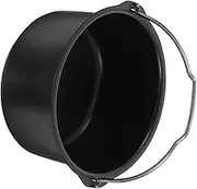 MOTHNUR Air Fryer Oven Pan Non Stick Round Baking Mold Multi Functional Frying Basket for Vegetables Meat Cooking Tray Easy to Clean Space Saving Design for Kitchens