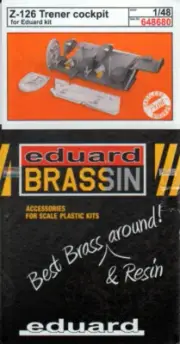 EDU648680 1:48 Eduard Brassin Z-126 Trener Cockpit Set (EDU kit)