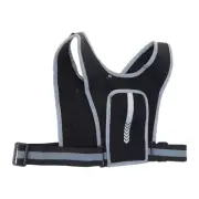 Running Vest Phone Holder Jogger Phone Holder Reflective Running Chest Pouches