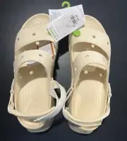 Crocs Hiker Xscape Clog Men’s 12 Vanilla Adventure Platform Beach Sandals NWT