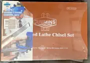 Cummins 8-Pieces HSS Wood Turning Lathe Chisel Set w/Wooden Box No. 3252 New