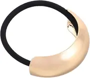 CANIGHT Alloy Construction Hair Tie Secure High Ponytail Holder Retro Fashion Headband Hair Accessories