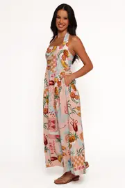 [PUP52] Kiera Midi Dress - Summer Haze XS Peach