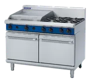 Blue Seal Evolution Series G528B - 1200mm Gas Range Double Static Oven