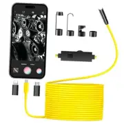 Endoscope Camera with Light, 16.4FT Waterproof Borescope 1920P HD, Semi-Rigid