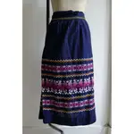 1970‘S GUATEMALA WRAP SKIRT / 1970'S 瓜地馬拉民俗刺繡一片裙