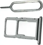 OEM SIM Card Tray SD Card Tray Holder Slot+pin Compatible with Samsung Galaxy Tab A9+ 5G SM-X210 SM-X215 SM-X216 Parts Silver