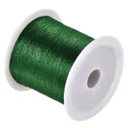 328FT 3 Strands Fiber Braided DIY Beading Thread Wire Line Emerald Green