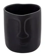 Sagebrook Home Face Planter Black
