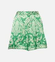 [Poupette St Barth] Poupette St Barth Lulu printed shorts AU 6 green