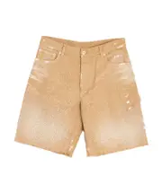 Heron Preston Paint Splatter Effect Shorts Nude