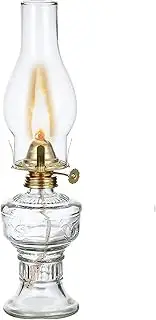 Kerosene Lamp, Oil Lamps for Indoors UK 13 Inch Lamps with 2/4 Wicks for Indoor Use Kerosene Lamp with Glass Rustic Kerosene Lantern for Home Emergency Lighting Tabletop Decor