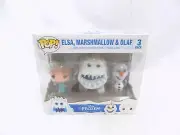 Brand New Elsa, Marshmallow & Olaf 3 Pack Frozen Funko Pop Figure