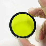 Green Glass UV IR passthrough in Various Sizes with Round Photo Frame 58 mm Optical LB16 for Camera Photography(77mm)