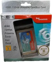 PCMCIA/CardBus 2 PORT Firewire 400Mbps IEEE-1394A Card NOS 2002 NEW