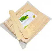 Karlash Large Wax Sticks, Wood Waxing Craft Sticks Spatulas Applicators for Hair
