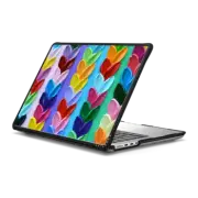 MacBook Pro 14-inch (M1 - M4) Impact Case Rainbow Heart Stripes 2